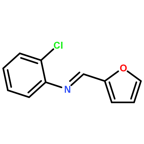 Benzenamine, 2-chloro-N-(2-furanylmethylene)-