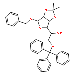 (1r)-1-[(3ar,4s,6r)-2,2-dimethyl-4-phenylmethoxy-3a,4,6,6a-tetrahydrofuro[3,4-d][1,3]dioxol-6-yl]-2-trityloxyethanol