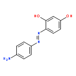 1,3-BENZENEDIOL, 4-[(4-AMINOPHENYL)AZO]-