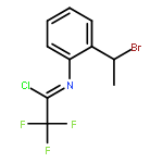 N-[2-(1-BROMOETHYL)PHENYL]-2,2,2-TRIFLUOROACETIMIDOYL CHLORIDE