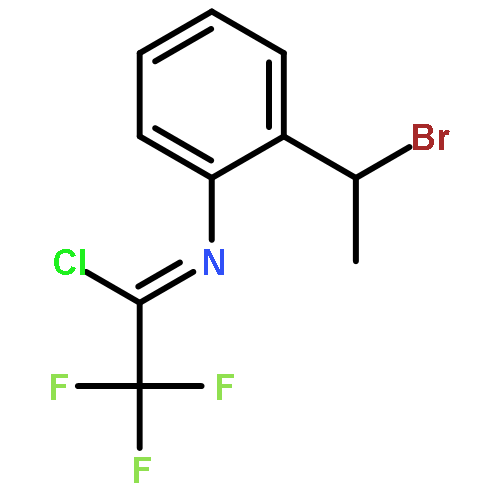 N-[2-(1-BROMOETHYL)PHENYL]-2,2,2-TRIFLUOROACETIMIDOYL CHLORIDE