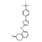 2(1H)-Naphthalenone,3,4-dihydro-8-[[5-[4-(trifluoromethyl)phenyl]-2-oxazolyl]amino]-