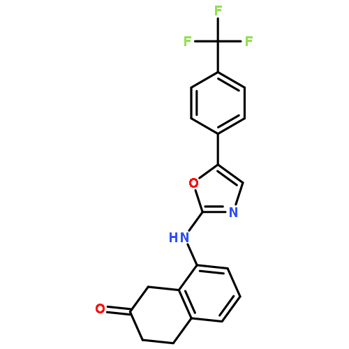 2(1H)-Naphthalenone,3,4-dihydro-8-[[5-[4-(trifluoromethyl)phenyl]-2-oxazolyl]amino]-