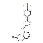 2-Naphthalenol,1,2,3,4-tetrahydro-8-[[5-[4-(trifluoromethyl)phenyl]-2-oxazolyl]amino]-