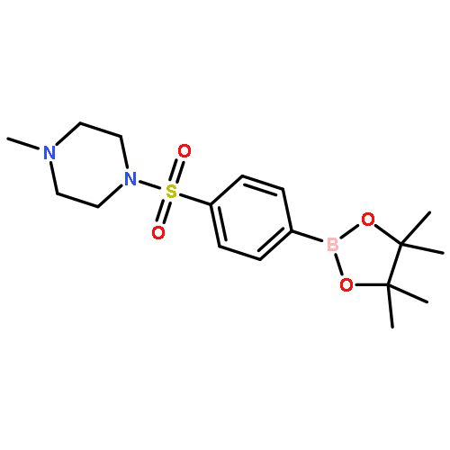 1-methyl-4-[4-(4,4,5,5-tetramethyl-1,3,2-dioxaborolan-2-yl)phenyl]sulfonylpiperazine