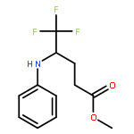 DL-Methyl 5,5,5-trifluoro-4-(phenylamino)pentanoate