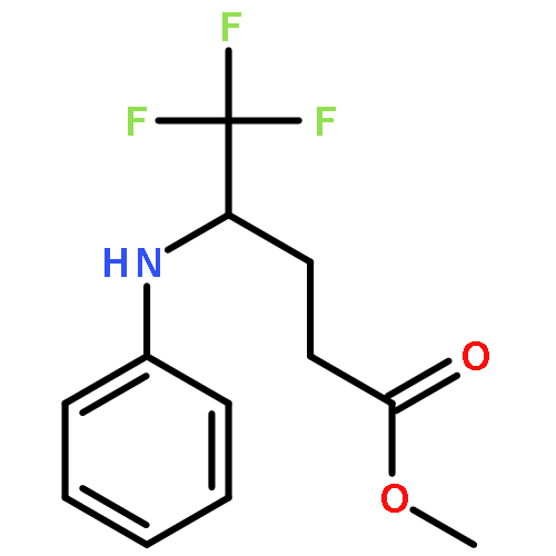 DL-Methyl 5,5,5-trifluoro-4-(phenylamino)pentanoate