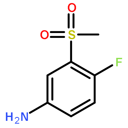 4-fluoro-3-methylsulfonylaniline