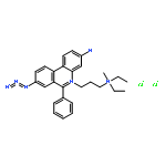 Phenanthridinium,3-amino-8-azido-5-[3-(diethylmethylammonio)propyl]-6-phenyl-, chloride (1:2)