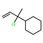 Cyclohexane, (1-chloro-1-methyl-2-propenyl)-