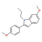 1H-Indole, 6-methoxy-2-(4-methoxyphenyl)-1-propyl-