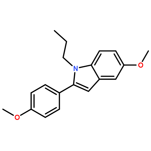 1H-INDOLE, 5-METHOXY-2-(4-METHOXYPHENYL)-1-PROPYL-