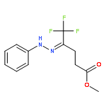 Methyl 5,5,5-trifluoro-4-(2-phenylhydrazono)pentanoate