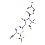 4-(3-(4-hydroxyphenyl)-4,4-diMethyl-5-oxo-2-thioxoiMidazolidin-1-yl)-2-(trifluoroMethyl)benzonitrile