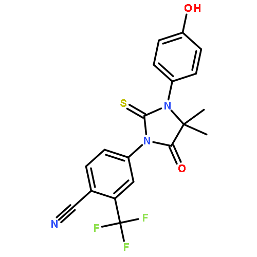 4-(3-(4-hydroxyphenyl)-4,4-diMethyl-5-oxo-2-thioxoiMidazolidin-1-yl)-2-(trifluoroMethyl)benzonitrile