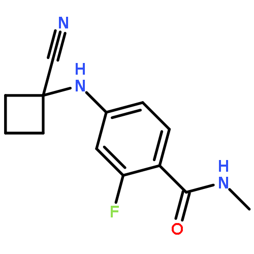 4-((1-Cyanocyclobutyl)amino)-2-fluoro-N-methylbenzamide