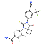 4-[7-[4-cyano-3-(trifluoromethyl)phenyl]-8-oxo-6-sulfanylidene-5,7-diazaspiro[3.4]octan-5-yl]-2-fluoro-n-methylbenzamide