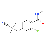 4-(2-CYANOPROPAN-2-YLAMINO)-2-FLUORO-N-METHYLBENZAMIDE