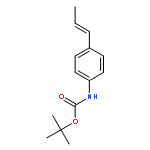 Carbamic acid, N-[4-(1-propen-1-yl)phenyl]-, 1,1-dimethylethyl ester