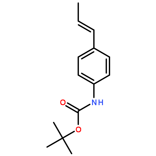 Carbamic acid, N-[4-(1-propen-1-yl)phenyl]-, 1,1-dimethylethyl ester