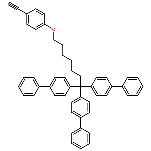 1,1'-Biphenyl, 4,4'',4''''-[7-(4-ethynylphenoxy)heptylidyne]tris-