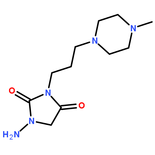 2,4-Imidazolidinedione, 1-amino-3-[3-(4-methyl-1-piperazinyl)propyl]-