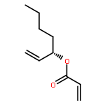 2-Propenoic acid, (1S)-1-ethenylpentyl ester