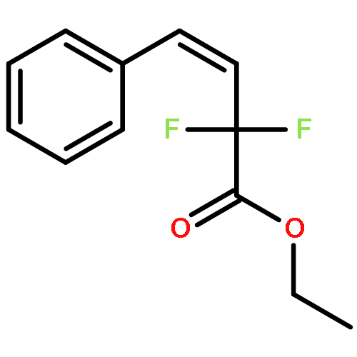 3-BUTENOIC ACID, 2,2-DIFLUORO-4-PHENYL-, ETHYL ESTER, (3Z)-