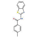 BENZAMIDE, N-2-BENZOTHIAZOLYL-4-METHYL-