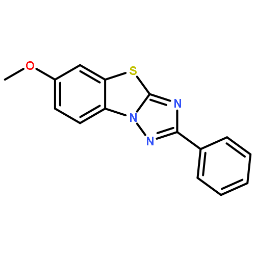 [1,2,4]Triazolo[5,1-b]benzothiazole, 6-methoxy-2-phenyl-