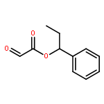 Acetic acid, oxo-, 1-phenylpropyl ester