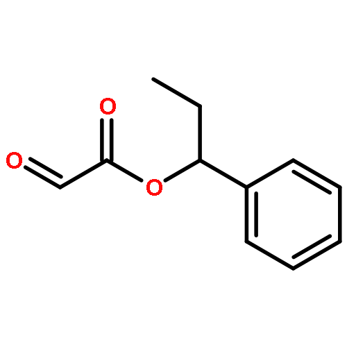 Acetic acid, oxo-, 1-phenylpropyl ester