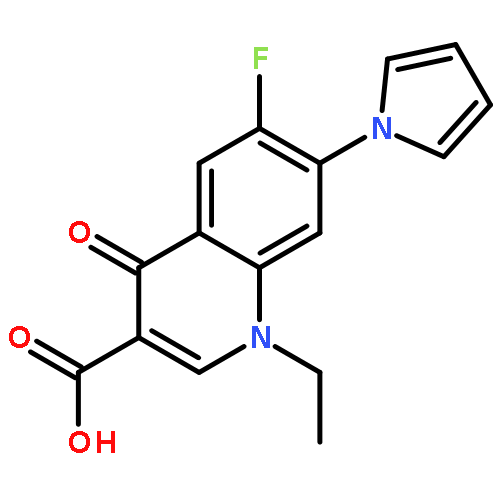 1-ethyl-6-fluoro-4-oxo-7-pyrrol-1-ylquinoline-3-carboxylic Acid