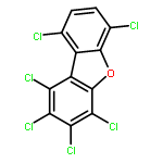 Dibenzofuran,1,2,3,4,6,9-hexachloro-