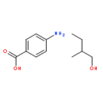 1-Butanol, 2-methyl-, 4-aminobenzoate, (2S)-