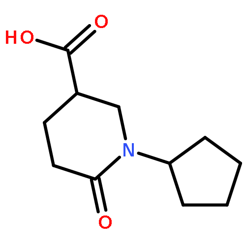 1-Cyclopentyl-6-oxopiperidine-3-carboxylic acid