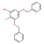 Phenol, 2-iodo-3,5-bis(phenylmethoxy)-