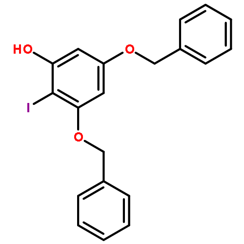 Phenol, 2-iodo-3,5-bis(phenylmethoxy)-