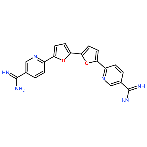 3-PYRIDINECARBOXIMIDAMIDE, 6,6'-[2,2'-BIFURAN]-5,5'-DIYLBIS-