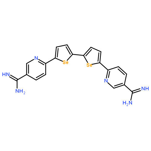 3-PYRIDINECARBOXIMIDAMIDE, 6,6'-[2,2'-BISELENOPHENE]-5,5'-DIYLBIS-