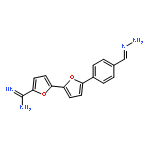 [2,2'-Bifuran]-5-carboximidamide, 5'-[4-(aminoiminomethyl)phenyl]-