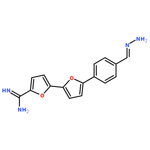 [2,2'-Bifuran]-5-carboximidamide, 5'-[4-(aminoiminomethyl)phenyl]-