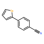 Benzonitrile, 4-(2-selenophenyl)-