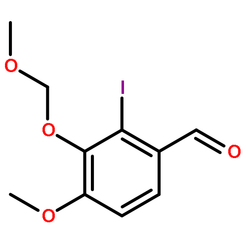 Benzaldehyde, 2-iodo-4-methoxy-3-(methoxymethoxy)-