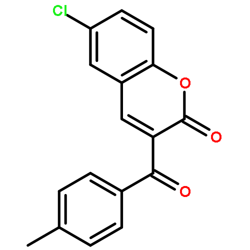 2H-1-Benzopyran-2-one, 6-chloro-3-(4-methylbenzoyl)-