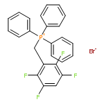 Phosphonium, triphenyl[(2,3,5,6-tetrafluorophenyl)methyl]-, bromide
(1:1)