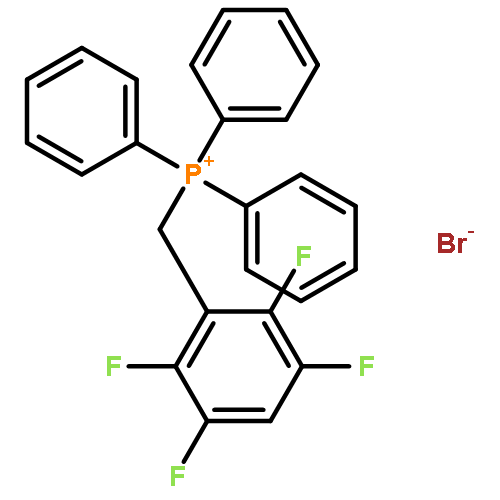 Phosphonium, triphenyl[(2,3,5,6-tetrafluorophenyl)methyl]-, bromide
(1:1)