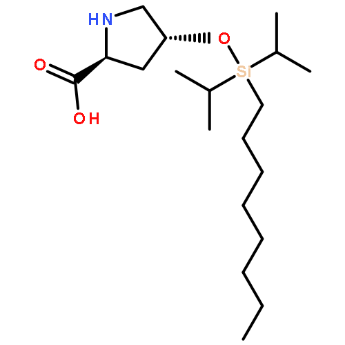 L-PROLINE, 4-[[BIS(1-METHYLETHYL)OCTYLSILYL]OXY]-, (4R)-