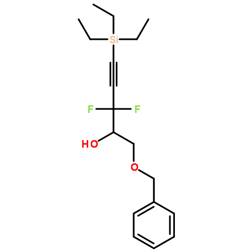 4-Pentyn-2-ol, 3,3-difluoro-1-(phenylmethoxy)-5-(triethylsilyl)-