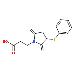 1-Pyrrolidinepropanoic acid, 2,5-dioxo-3-(phenylthio)-